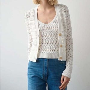 White + Warren Stretch Cotton Textured Set